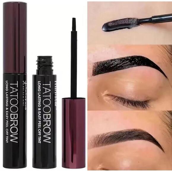 Ministar Tattoo Brow Easy Peel off Tint Gel Eyebrow Tint Peel Tattoo  *3 SHADES* - Picture 7 of 9
